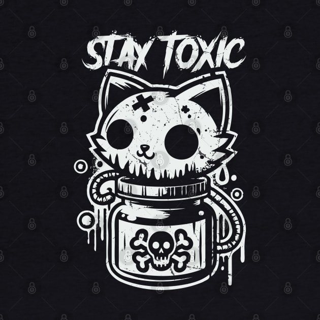 Stay Toxic / Cute Cat by Trendsdk